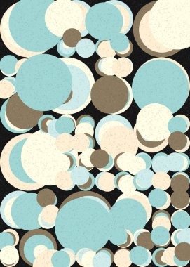 Soyut Geometrik Desen üretken hesaplama sanatı çizimi