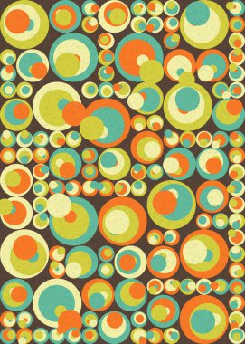 Soyut Geometrik Desen üretken hesaplama sanatı çizimi