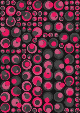 Soyut Geometrik Desen üretken hesaplama sanatı çizimi