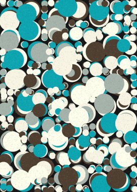 Soyut Geometrik Desen üretken hesaplama sanatı çizimi