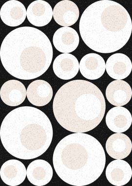 Soyut Geometrik Desen üretken hesaplama sanatı çizimi