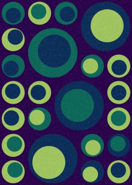 Soyut Geometrik Desen üretken hesaplama sanatı çizimi