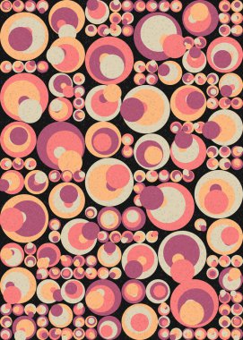 Soyut Geometrik Desen üretken hesaplama sanatı çizimi