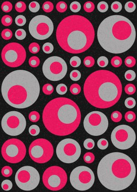 Soyut Geometrik Desen üretken hesaplama sanatı çizimi