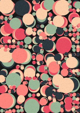 Soyut Geometrik Desen üretken hesaplama sanatı çizimi