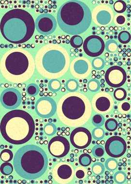 Soyut Geometrik Desen üretken hesaplama sanatı çizimi