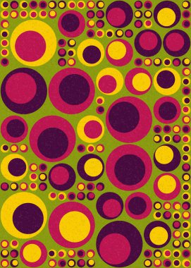 Soyut Geometrik Desen üretken hesaplama sanatı çizimi