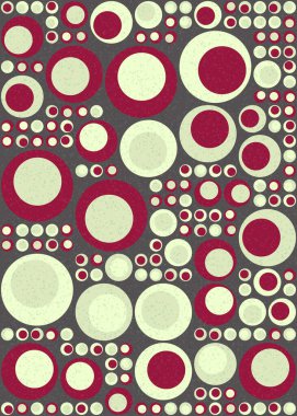 Soyut Geometrik Desen üretken hesaplama sanatı çizimi