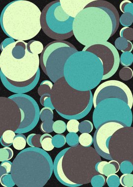 Soyut Geometrik Desen üretken hesaplama sanatı çizimi