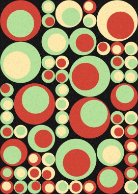 Soyut Geometrik Desen üretken hesaplama sanatı çizimi