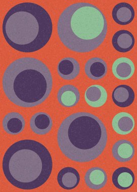 Soyut Geometrik Desen üretken hesaplama sanatı çizimi