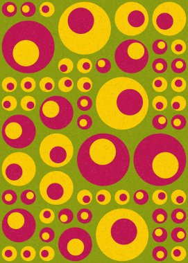 Soyut Geometrik Desen üretken hesaplama sanatı çizimi