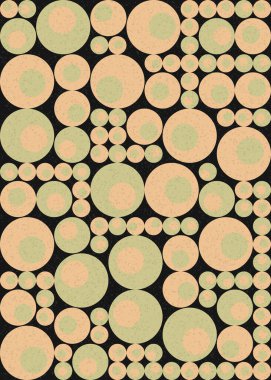 Soyut Geometrik Desen üretken hesaplama sanatı çizimi