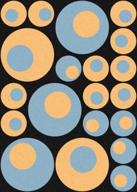 Soyut Geometrik Desen üretken hesaplama sanatı çizimi