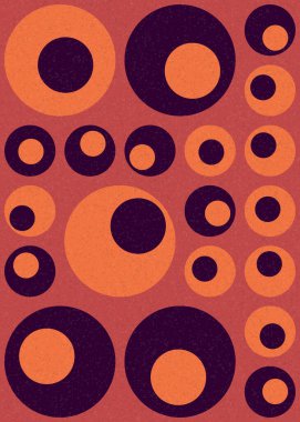 Soyut Geometrik Desen üretken hesaplama sanatı çizimi