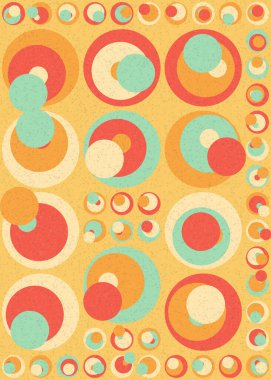 Soyut Geometrik Desen üretken hesaplama sanatı çizimi