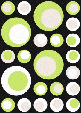 Soyut Geometrik Desen üretken hesaplama sanatı çizimi