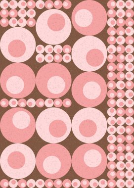 Soyut Geometrik Desen üretken hesaplama sanatı çizimi