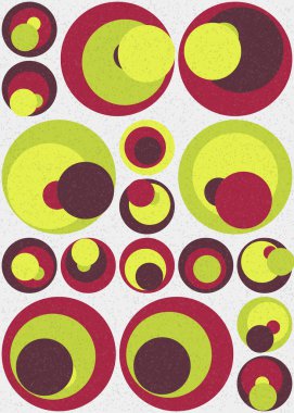 Soyut Geometrik Desen üretken hesaplama sanatı çizimi