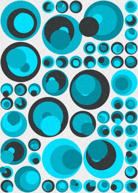 Soyut Geometrik Desen üretken hesaplama sanatı çizimi