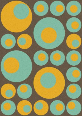 Soyut Geometrik Desen üretken hesaplama sanatı çizimi