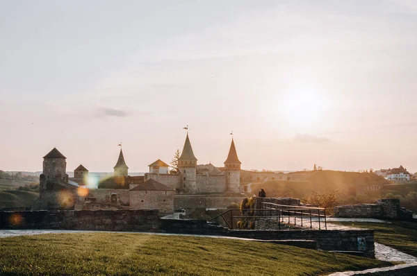 Kamyanets Podilsk Ukraine April 2018 See Ancient Kamyanets Podilskiy Fortress — 스톡 사진