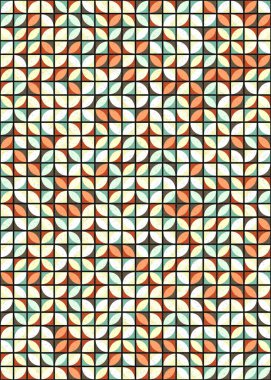 soyut geometrik desen üretken hesaplama sanatı illüstrasyonu, dijital duvar kağıdı