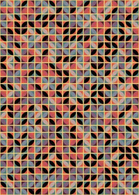 soyut geometrik desen üretken hesaplama sanatı illüstrasyonu, dijital duvar kağıdı