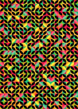 soyut geometrik desen üretken hesaplama sanatı illüstrasyonu, dijital duvar kağıdı