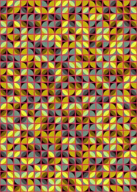 soyut geometrik desen üretken hesaplama sanatı illüstrasyonu, dijital duvar kağıdı