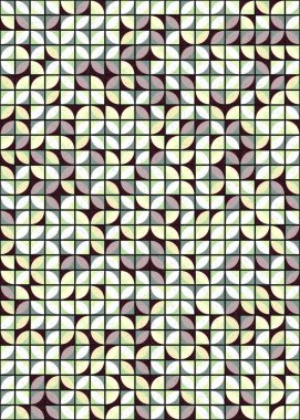 soyut geometrik desen üretken hesaplama sanatı illüstrasyonu, dijital duvar kağıdı