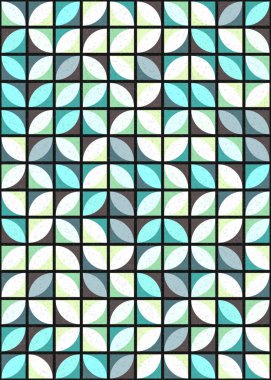 soyut geometrik desen üretken hesaplama sanatı illüstrasyonu, dijital duvar kağıdı