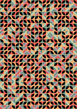 soyut geometrik desen üretken hesaplama sanatı illüstrasyonu, dijital duvar kağıdı