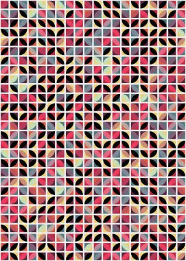 soyut geometrik desen üretken hesaplama sanatı illüstrasyonu, dijital duvar kağıdı