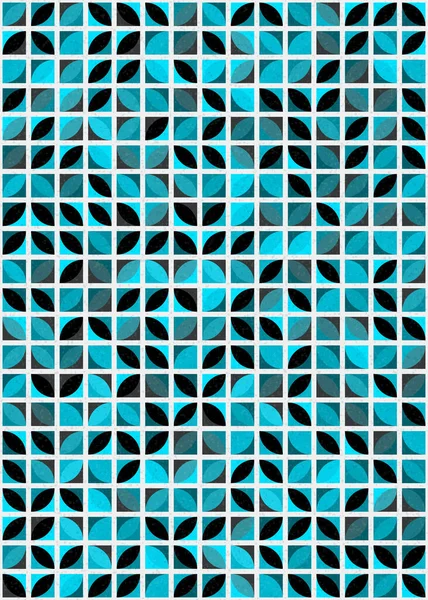 Elvont Geometriai Minta Generatív Számítógépes Művészeti Illusztráció Digitális Tapéta — Stock Vector