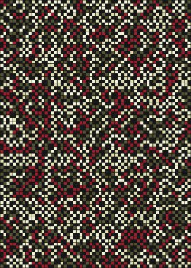 Soyut Geometrik Desen, hesaplama sanatı çizimi