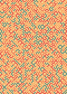 Soyut Geometrik Desen, hesaplama sanatı çizimi