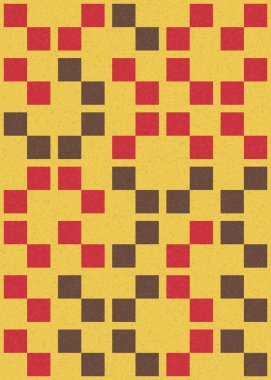 Soyut Geometrik Desen, hesaplama sanatı çizimi