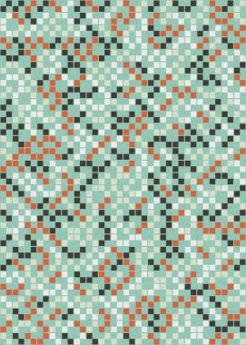 soyut geometrik desen, hesaplama sanatı illüstrasyonu