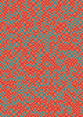 Soyut Geometrik Desen, hesaplama sanatı çizimi