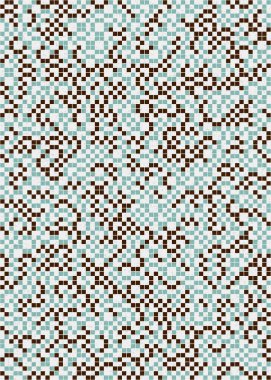 Soyut Geometrik Desen, hesaplama sanatı çizimi