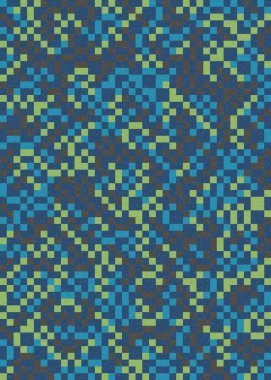 Soyut Geometrik Desen, hesaplama sanatı çizimi