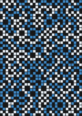 Soyut Geometrik Desen, hesaplama sanatı çizimi