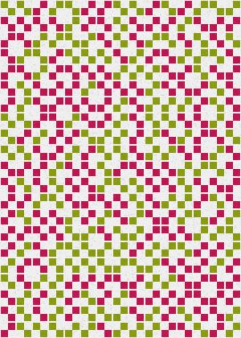 Soyut Geometrik Desen, hesaplama sanatı çizimi