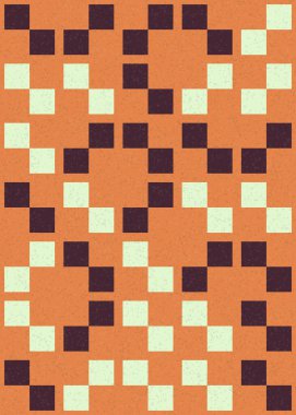 Soyut Geometrik Desen üretken hesaplama sanatı çizimi