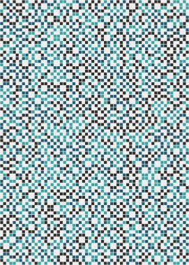 Soyut Geometrik Desen, hesaplama sanatı çizimi