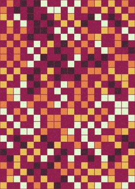 Soyut Geometrik Desen, hesaplama sanatı çizimi