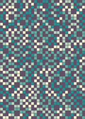 Soyut Geometrik Desen, hesaplama sanatı çizimi