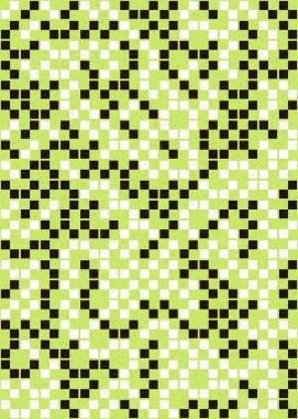 Soyut Geometrik Desen, hesaplama sanatı çizimi