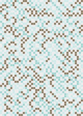 Soyut Geometrik Desen, hesaplama sanatı çizimi